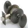 Schlage Siena Series F10VSIE716 Passage Knob, Metal, Aged Bronze, 2-3/8, 2-3/4 in Backset, 1-3/8 to 1-3/4 in Thick Door