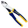 Irwin 2078308 Diagonal Cutting Pliers, 8 in OAL, 1-1/8 in Jaw Opening, Blue/Yellow Handle, Cushion Grip Handle