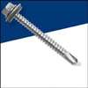 Metaltite 92525 Self-Drilling Screw, Carbon Steel, Galvanized