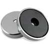 Magnet Source 07222 Round Base Magnet, Ceramic, 1 in ID x 2.618 in OD Dia, 3/8 in H