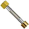 Plumb Pak PP888-10LF Water Heater Connector, 3/4 in, FIP x MIP, Stainless Steel, 12 in L
