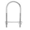 BOLT U STEEL 5/16X2.5X3.5 ZINC - Case of 10