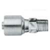 Gates MegaCrimp G25100-0604 Hose Coupling, 3/8 x 1/4 in Dia, 2.32 in, 1/4-18, Crimp x NPTF, Straight Angle, Steel, Zinc