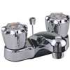 Boston Harbor PF4201RC Lavatory Faucet, 1.5 gpm, 2-Handle, ABS, Chrome Plated, Round Handle