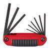 Eklind 25912 Hex Key Set, Includes: 0.05 to 3/16 in Keys, 9-Piece, Steel, Black