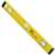 STANLEY 42-324 I-Beam Level, 24 in L, 3-Vial, 1-Hang Hole, Non-Magnetic, Aluminum, Black/Yellow