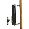 Prime-Line C 1032 Handleset, Aluminum/Wood, For: 1 to 1-1/4 in THK Glass Sliding Doors
