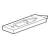 Prime-Line F 2598 Tilt Latch, Plastic, White, 1/PR
