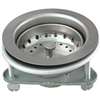 Keeney 1441SS Basket Strainer, 4.42 in Dia, Stainless Steel, Chrome, For: 3-1/2 in Dia Opening Sink