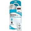 PowerZone OR802126 Surge Protector Power Strip, 125 V, 15 A, 6-Outlet, 1000 J Energy, White