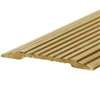 Frost King H433FB/3 Seam Binder, 3 ft L, 1-1/4 in W, Fluted Surface, Aluminum, Gold, Satin