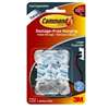 Command 17303CLR Cord Organizer, Plastic, Transparent