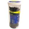 Gardner Bender 71111 Cable Tie, Nylon, Black, 8 in L, 500/PK