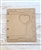 Chipboard Layered Heart