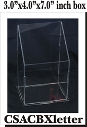 Clear Box Letter Box