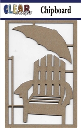 Beach chair Chipboard Embellishment