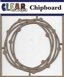 Circle Dots Chipboard Embellishments