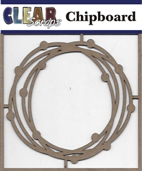 Circle Dots Chipboard Embellishments