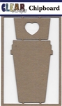 Coffee Mug  Chipboard Embellishments