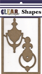 Door Knockers Chipboard Embellishments