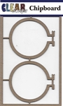 Embroidery Hoops  Chipboard Embellishments