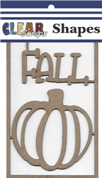 Fall Chipboard Embellishments