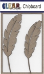 Feathers Chipboard Embellishments