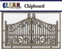 Fancy Gate Chipboard Embellishments