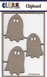 Ghost Chipboard Embellishments