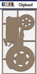 Tractor LG Chipboard Embellishment