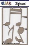 Music Notes Chipboard Embellishments