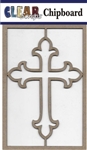 Roman Cross Chipboard Embellishments