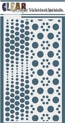 5 x 9 Circle Dots Patterns Stencil