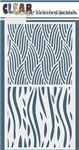 5 x 9 Wave Strips Stencil