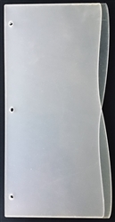 Acrylic WAVE Slimline 5.5"x11"