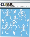 6" Happy Skeletons