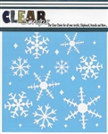 6" Ice Crystal Snowflakes