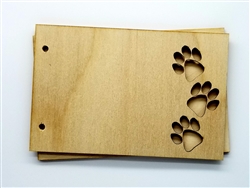 Paws Wood Card