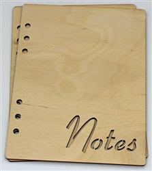 Notes 6X8 Wood Album