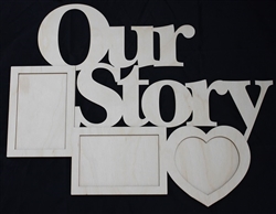Our Story 1/8" Birch Wood Frame