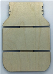 Mason Jar Medium DIY Pallet Shape