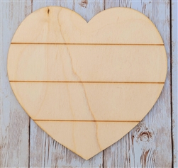 Heart Shiplap Shape Small