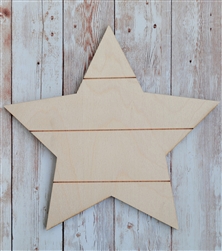 Star Shiplap Shape Small