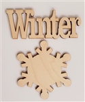 Word n Shape Winter-Snowflake