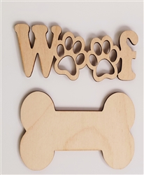 Word n Shape Woof-Bone