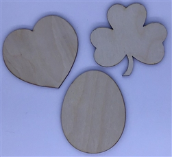 Wood Spring Collection shapes 3 pack