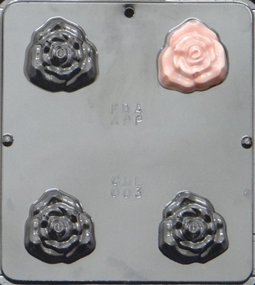 003 Rose Soap or Chocolate Candy Mold