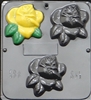 021 Large Rose Soap or Chocolate Mold