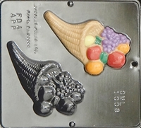 1008 Horn of Plenty "Cornucopia" Fruit Basket Chocolate Candy Mold