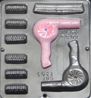 1203 Hairdresser Set Chocolate Candy Mold